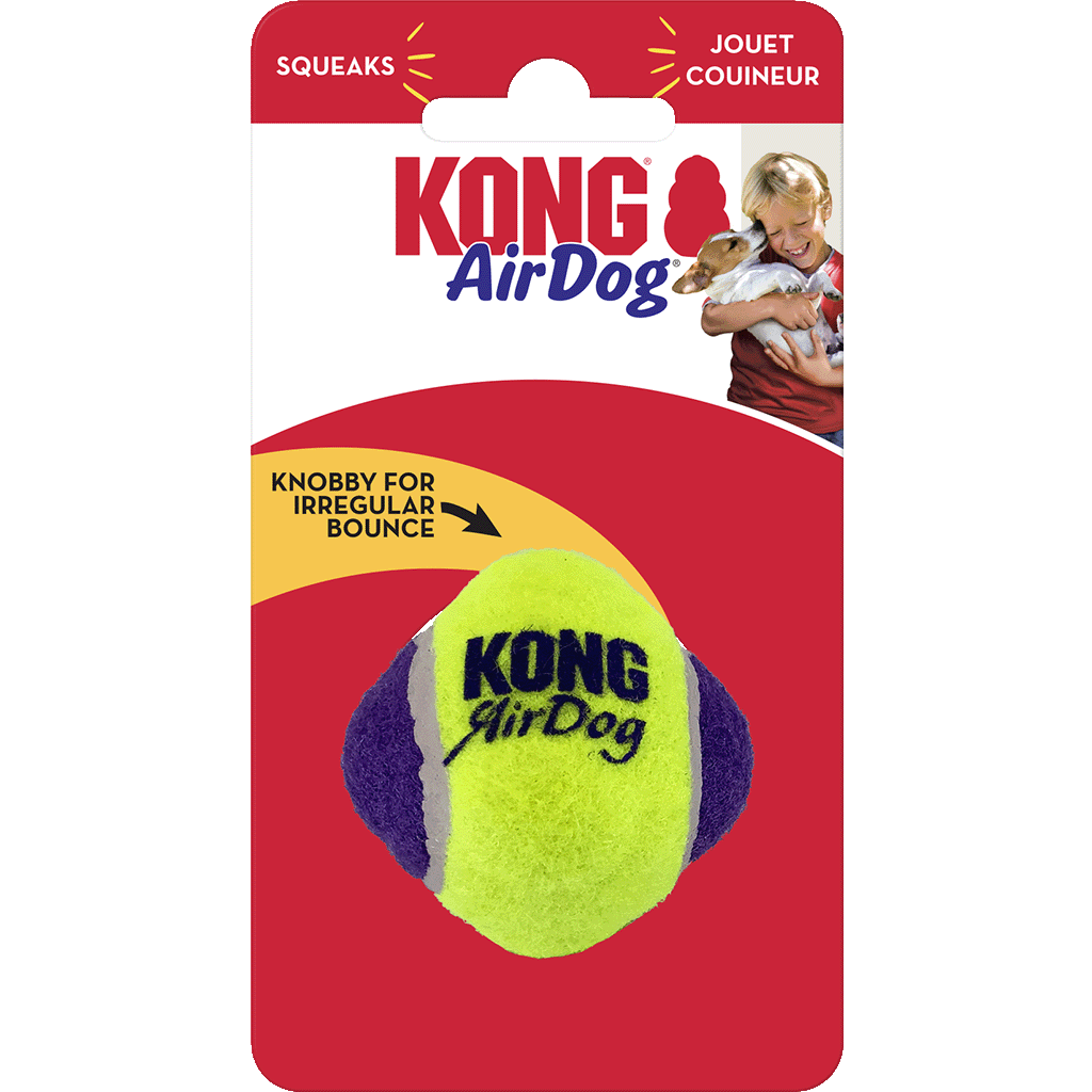 KONG AirDog Squeaker Knobby Ball XS/Sm - Food4animals